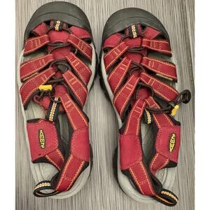 Keen Newport H2 Water Sandals Women’s Hiking Shoes Size US 8 Dark Red & Gray